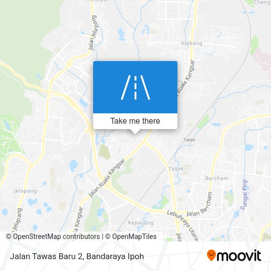 Peta Jalan Tawas Baru 2