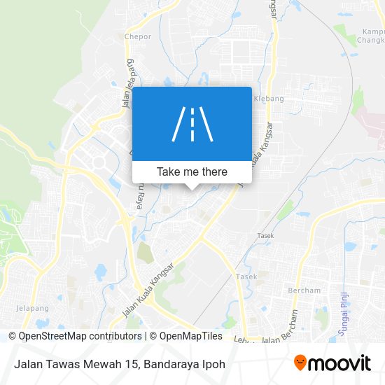 Peta Jalan Tawas Mewah 15