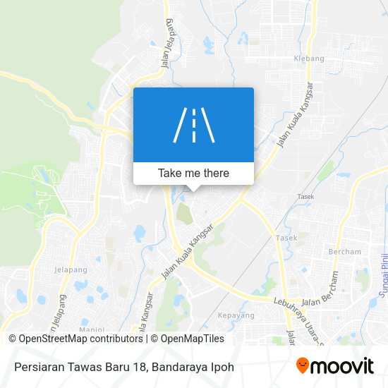 Peta Persiaran Tawas Baru 18