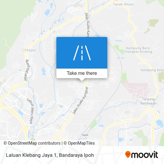 Laluan Klebang Jaya 1 map