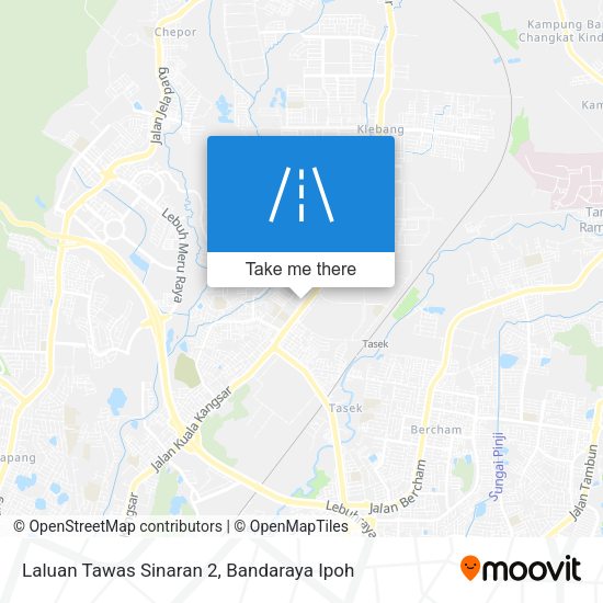 Laluan Tawas Sinaran 2 map