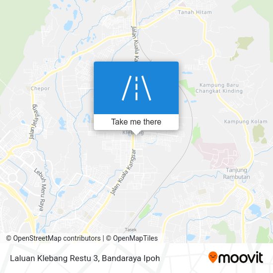 Peta Laluan Klebang Restu 3