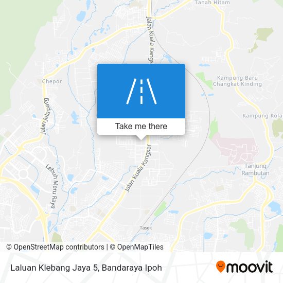 Peta Laluan Klebang Jaya 5
