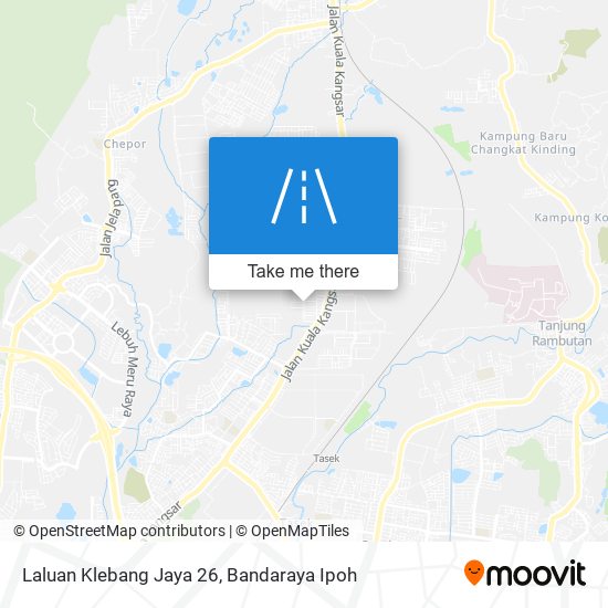 Peta Laluan Klebang Jaya 26