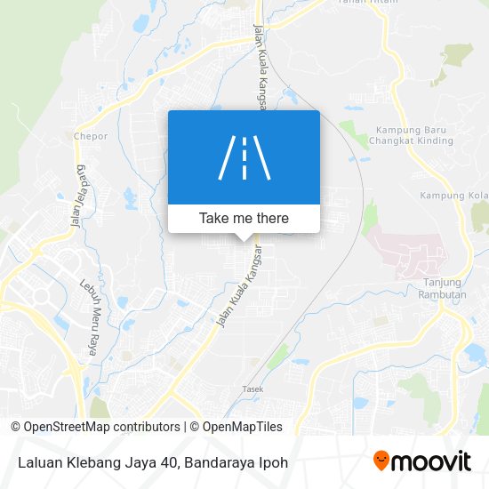 Laluan Klebang Jaya 40 map