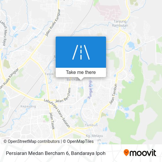 Peta Persiaran Medan Bercham 6