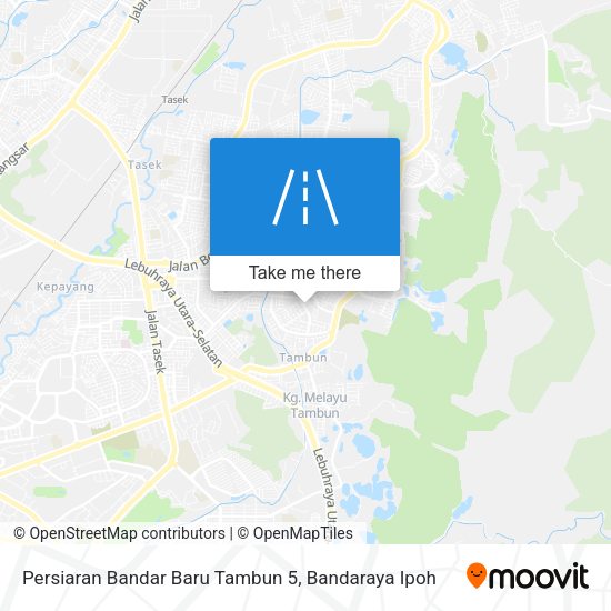 Peta Persiaran Bandar Baru Tambun 5