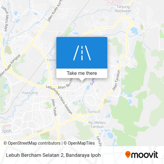 Lebuh Bercham Selatan 2 map