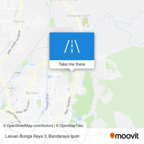 Laluan Bunga Raya 3 map