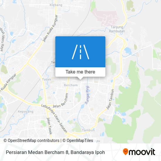 Peta Persiaran Medan Bercham 8