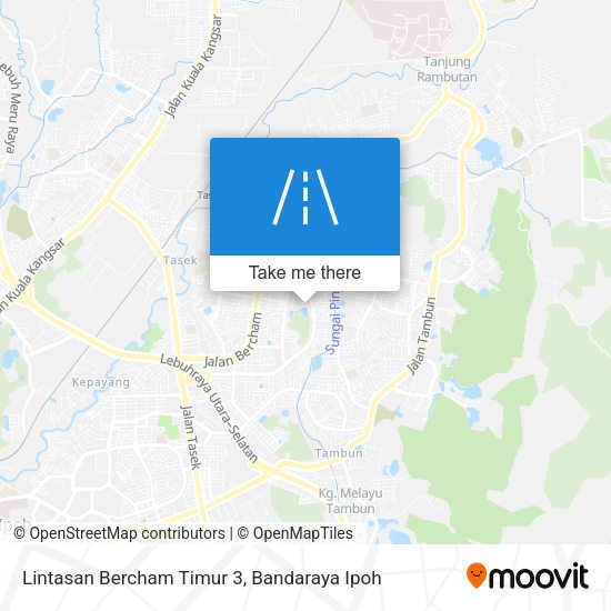 Lintasan Bercham Timur 3 map