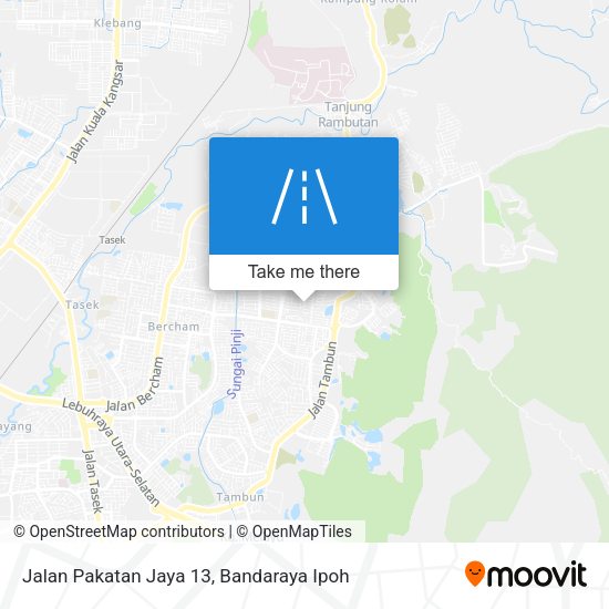 Jalan Pakatan Jaya 13 map