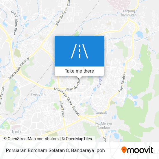 Peta Persiaran Bercham Selatan 8