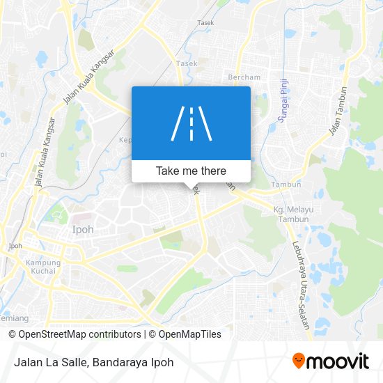 Jalan La Salle map