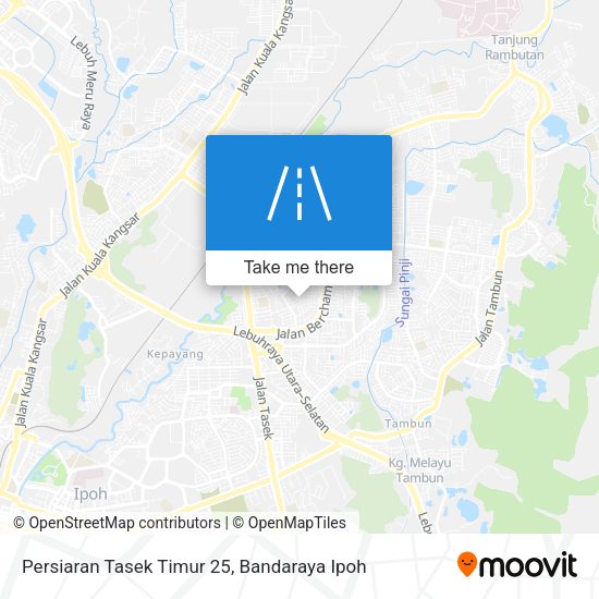 Peta Persiaran Tasek Timur 25