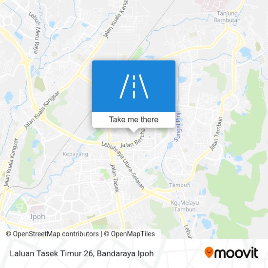 Laluan Tasek Timur 26 map