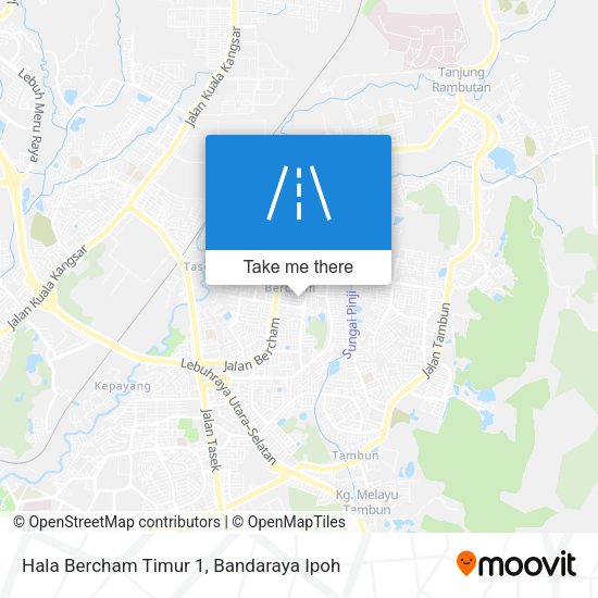 Peta Hala Bercham Timur 1