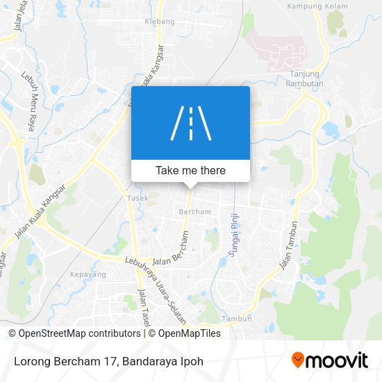 Peta Lorong Bercham 17