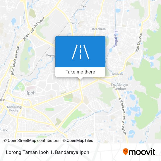 Lorong Taman Ipoh 1 map
