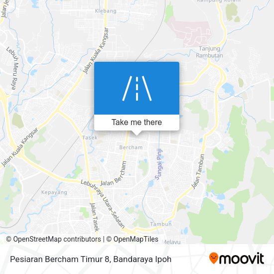 Pesiaran Bercham Timur 8 map