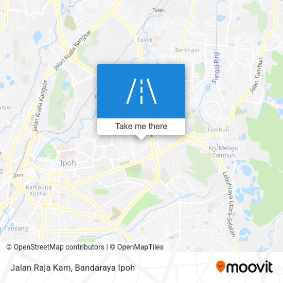 Jalan Raja Kam map