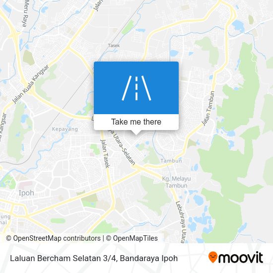 Peta Laluan Bercham Selatan 3/4