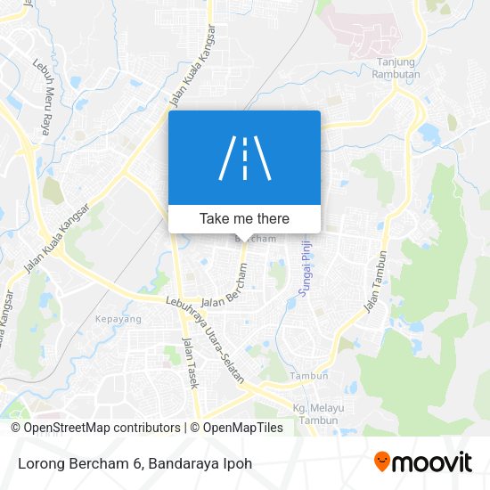 Lorong Bercham 6 map