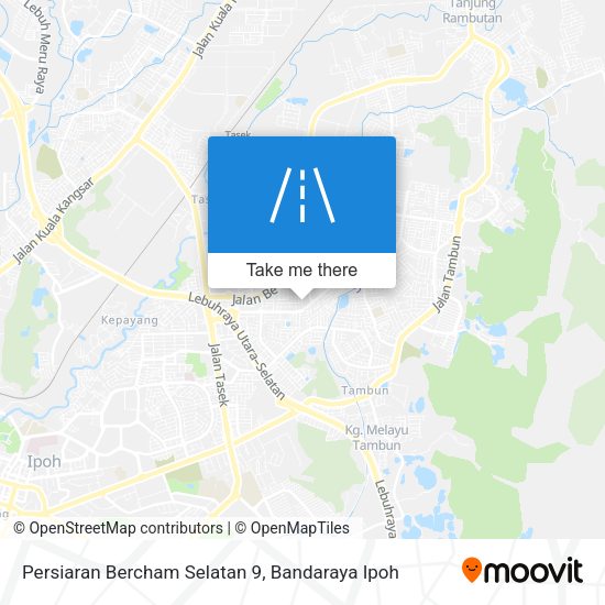 Peta Persiaran Bercham Selatan 9