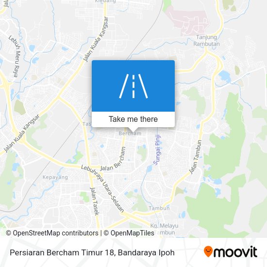 Peta Persiaran Bercham Timur 18