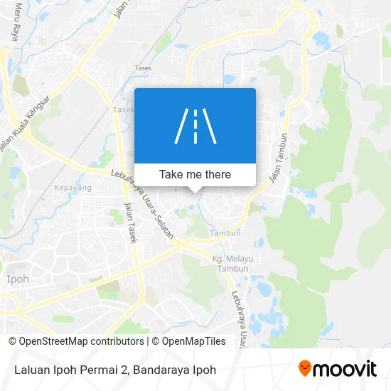 Laluan Ipoh Permai 2 map