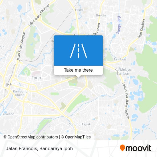 Jalan Francois map