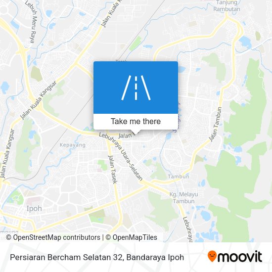 Peta Persiaran Bercham Selatan 32