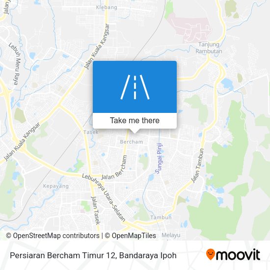 Persiaran Bercham Timur 12 map