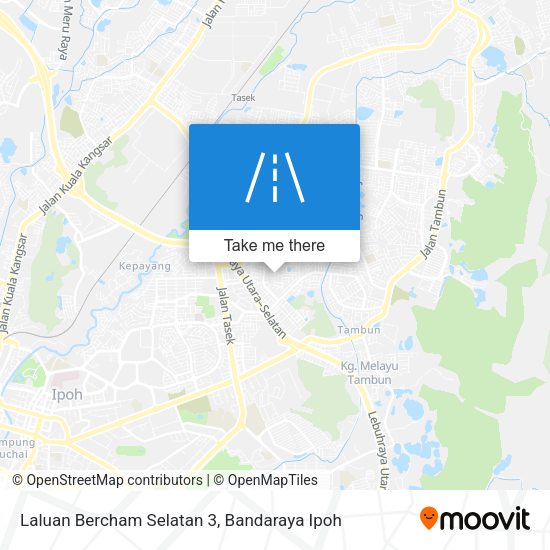 Laluan Bercham Selatan 3 map