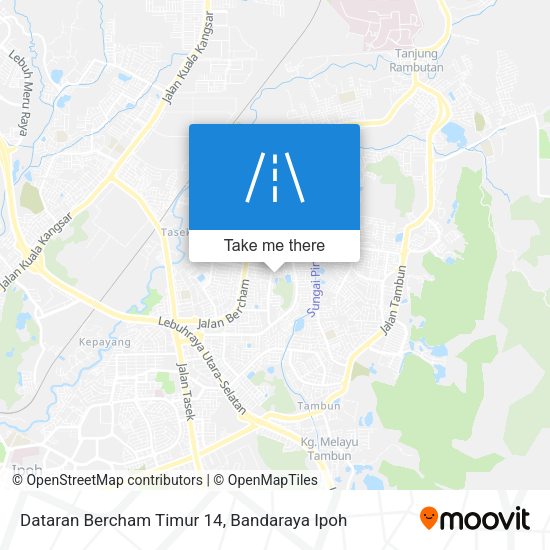 Peta Dataran Bercham Timur 14