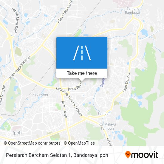 Peta Persiaran Bercham Selatan 1