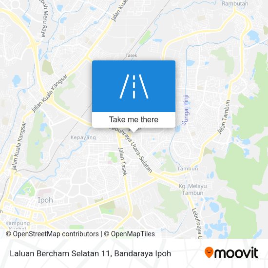 Peta Laluan Bercham Selatan 11