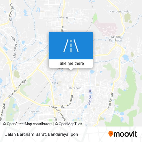 Jalan Bercham Barat map