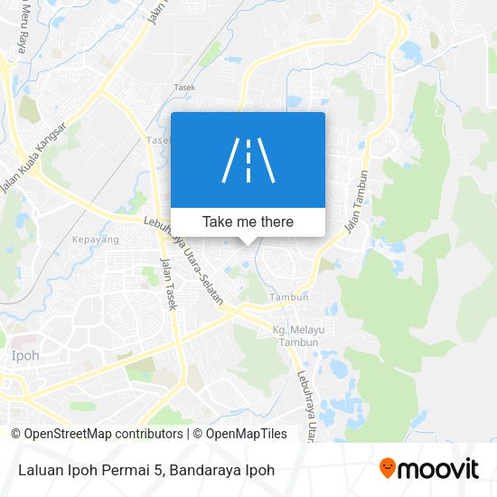 Laluan Ipoh Permai 5 map