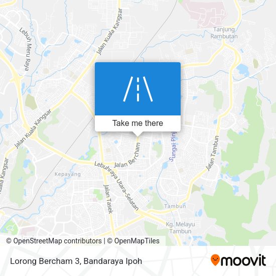 Peta Lorong Bercham 3
