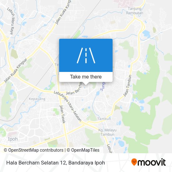 Hala Bercham Selatan 12 map