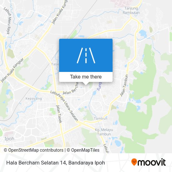 Peta Hala Bercham Selatan 14