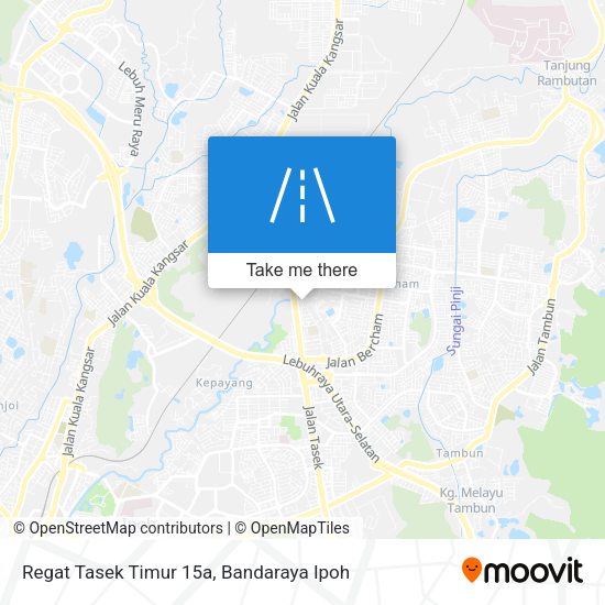 Regat Tasek Timur 15a map