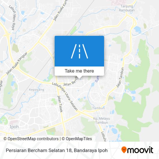 Persiaran Bercham Selatan 18 map