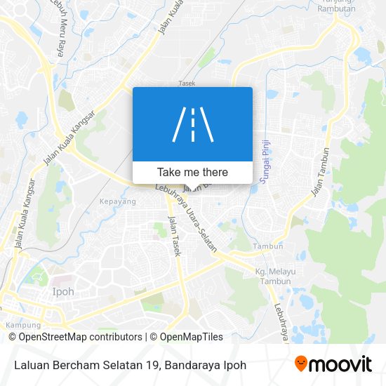 Peta Laluan Bercham Selatan 19