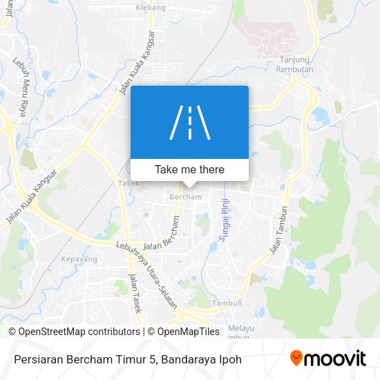 Persiaran Bercham Timur 5 map