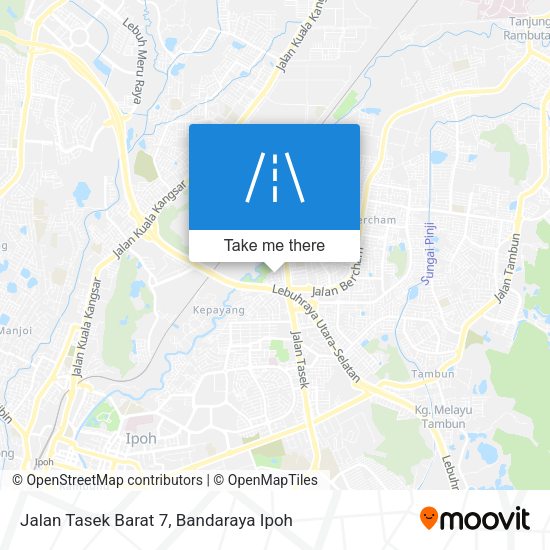 Peta Jalan Tasek Barat 7