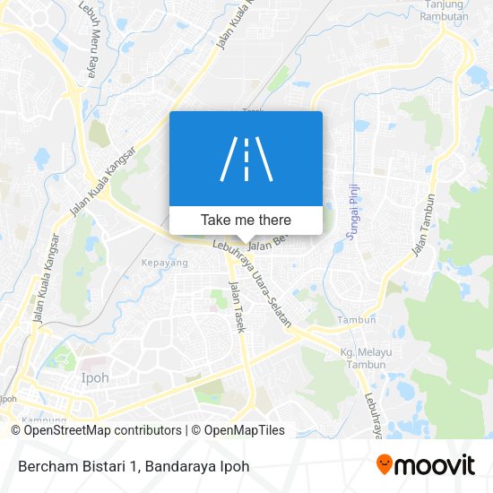Bercham Bistari 1 map