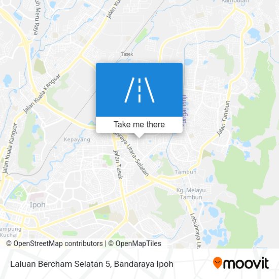 Laluan Bercham Selatan 5 map