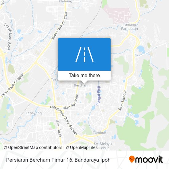 Peta Persiaran Bercham Timur 16